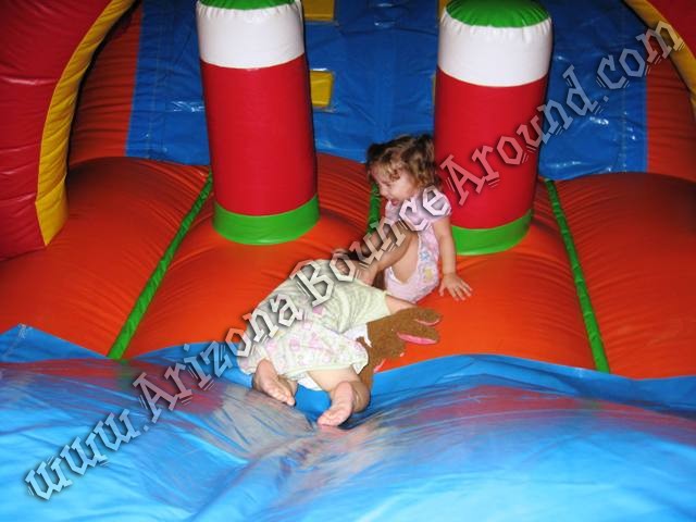 Inflatable obstacle course for children in Phoenix Scottsdale Arizona
